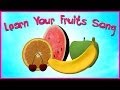 Learn Your Fruits Video Entertain Educate Your Child Mini Monsters Music