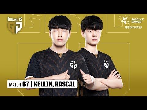 Interview with Kellin, Rascal | GEN vs SB 04.03 | 2020 LCK Spring