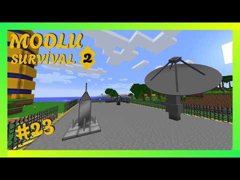 UZAY ÜSSÜ KURDUK ve GALACTİCRAFT GİRİŞ 🚀 - Modlu Survival #23