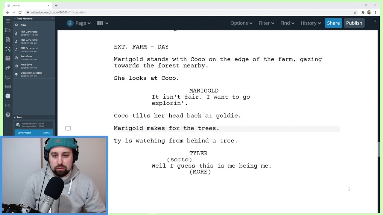 Untitled Script Read Through