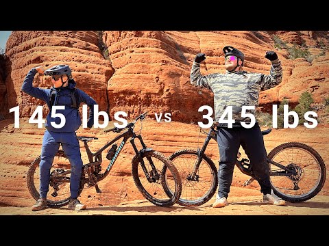 345 Pounds Man Attemps to ride an Insane World's Famous Trail