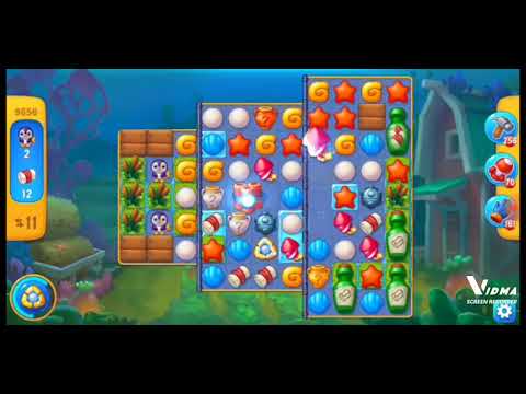 Fishdom. 9556 level no boosters and diamonds. 16 moves
