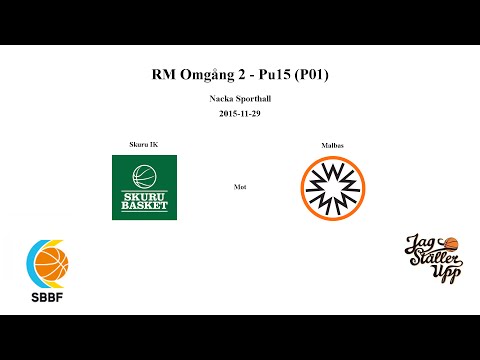 Skuru Basket (P01) mot Malbas - RM Omgång 2 - 2015-11-29