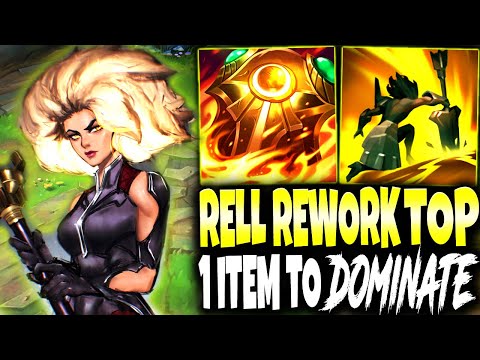With the New Rell Rework you need only 1 Item to DOMINATE TOP LANE 🔥 - League of Legends
