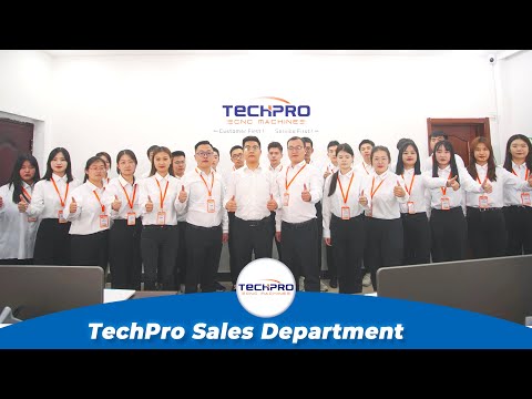 TechPro CNC Machinery Sales Department Show Video