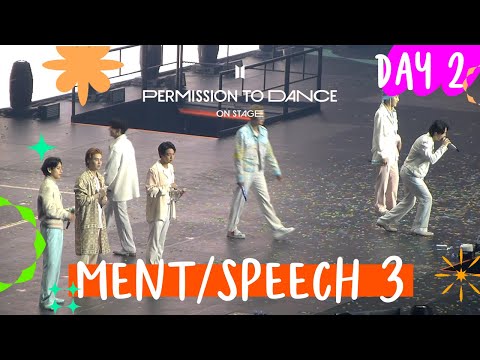 211128 Ment/Speech 3 - BTS PTD in LA (Day 2)