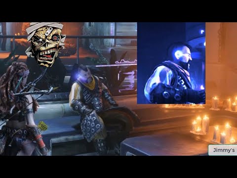 Erend listening to Iron Maiden - Horizon Forbidden West