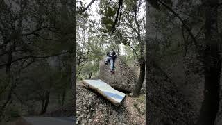 Video thumbnail of Problem 3 (Can Boquetín), 4+. L'Espunyola