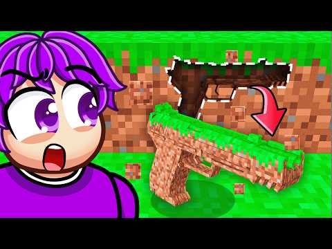 Minecraft, but Every Blocks = Guns
