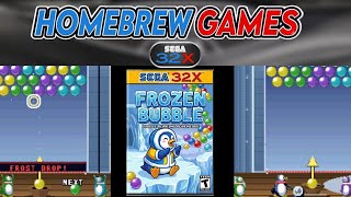 Frozen Bubble - New Sega 32x Game 2026