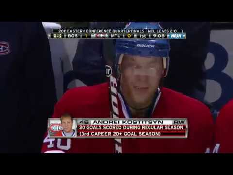 Bruins @ Canadiens 04/18/11 | Game 3 Stanley Cup Playoffs 2011