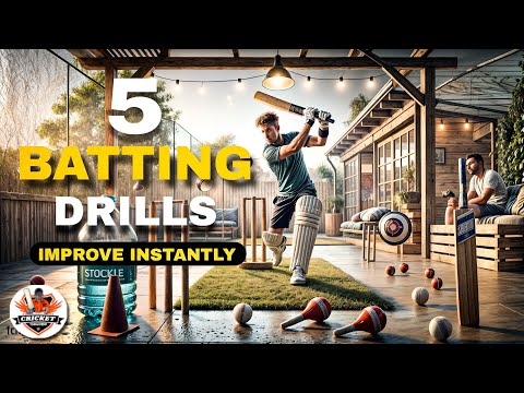 5 Batting Drills That Instantly Improve Your Game Alone At Home