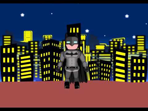 opeentoonz Skeleton tool Batman  cutout animation TEST
