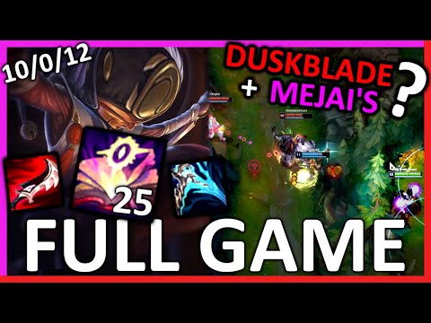 AD Shaco, but abusing early Dark Seal / Mejai's and snowballs like crazy - S13 OTP SHACO FULL GAME