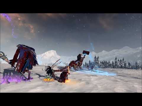 Warriors Of Chaos VS Beastmen LORDS BATTLE 4v4 | Cinematic | - Total War: WARHAMMER 2