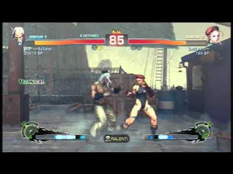 WarriorBySand [Gen] vs Redarecoba [Cammy] SSF4 Endless Matches