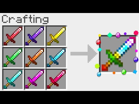 Insane Minecraft UHC: Crafting Any Sword from Any Item?!