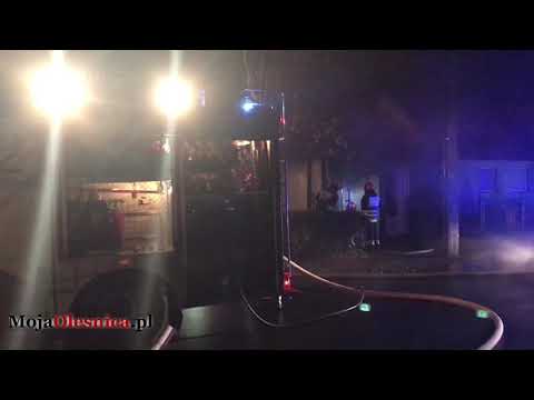 05.12.2017 Oleśnica - pożar przy ul. Lotniczej