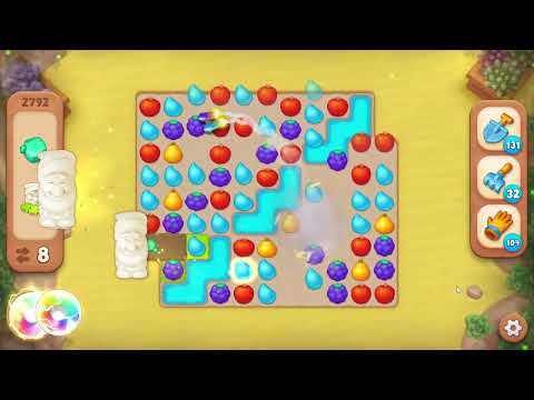 Gardenscapes 2792 Level - 18 moves - NO BooSTERS