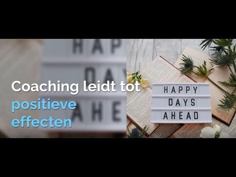 Video 8 positieve effecten van coaching
