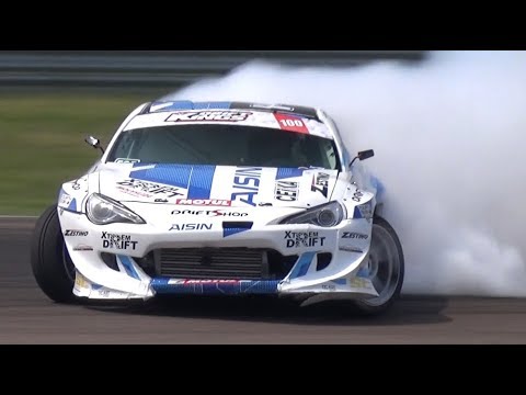 1UZ-FE V8 Turbo Toyota GT86 with Rocket Bunny V3! - Axel François Drifting at Modena Circuit!