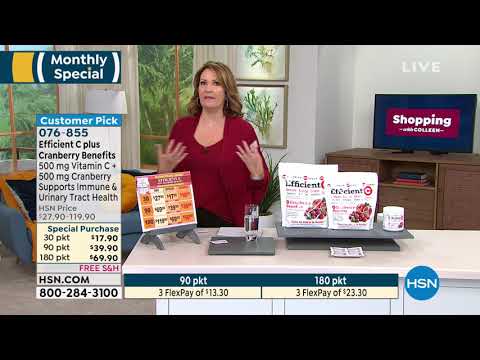 EfficientC + Cranberry Benefits with Pomegranate  30 Pac...