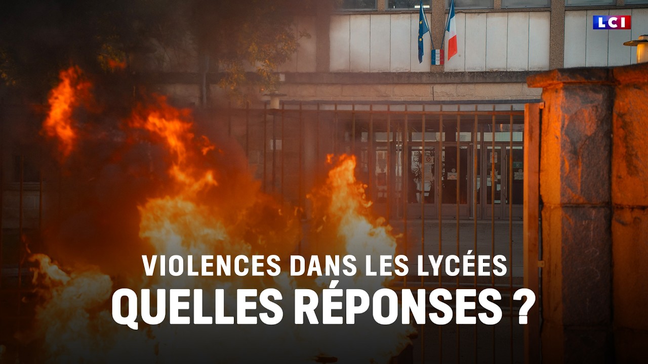 Illustration: Émeutes lycéennes : la France Insoumise accusée d'instrumentalisation et de violences incontrôlables