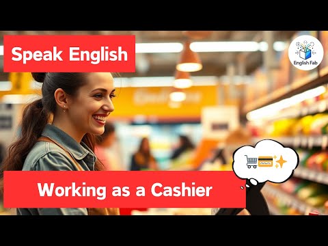 💳【Working as a Cashier】Useful English for Customer Service 🛒💬