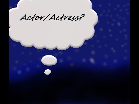 Actor Actress Dream meaning