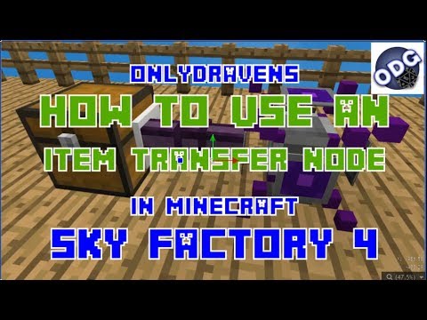 EPIC! Ultimate Minecraft Sky Factory 4 - Master Item Transfer Tricks!