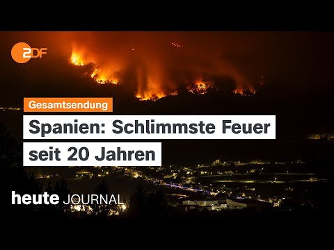 heute journal vom 18.08.2025 Gipfelrunde im Weißen Haus, Kampf gegen Waldbrände, Touristenansturm