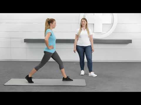 BORT Knieübungen | Fortgeschrittene Ausfallschritt nach hinten