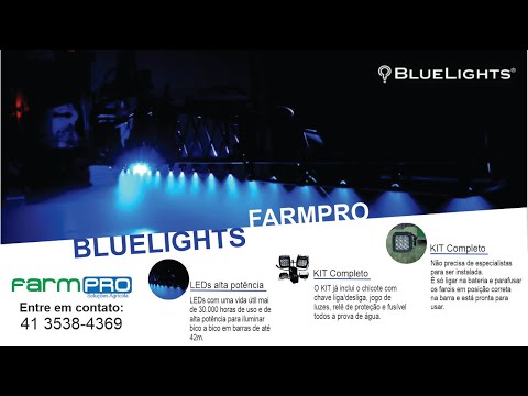 BlueLights ® Trabalhando Pulverizador John Deere - Guarapuava