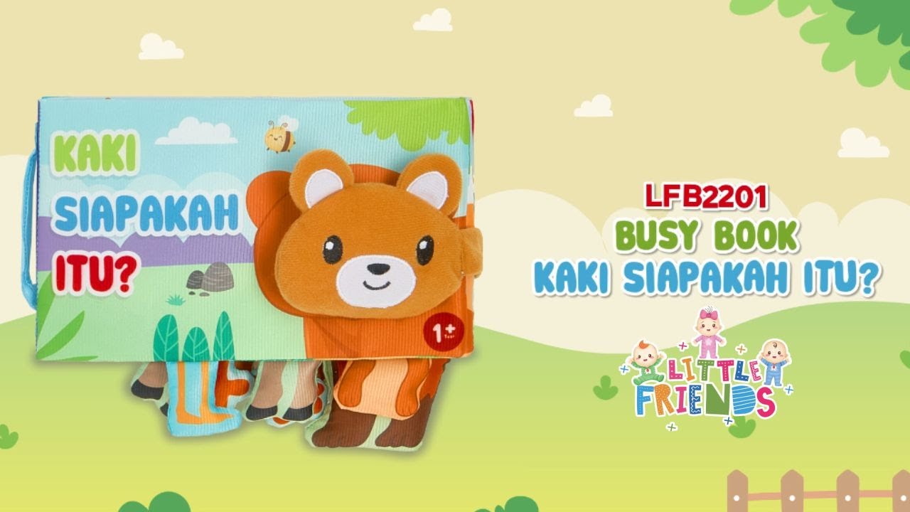 Busy Book Kaki Siapakah Itu? Little Friends LFB2210