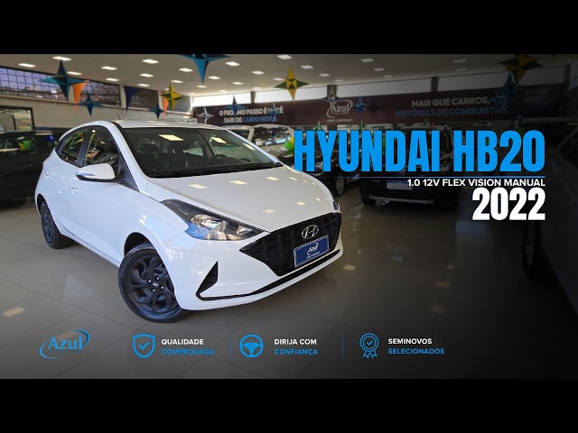 Vídeo HYUNDAI HB20 1.0 12V FLEX VISION MANUAL