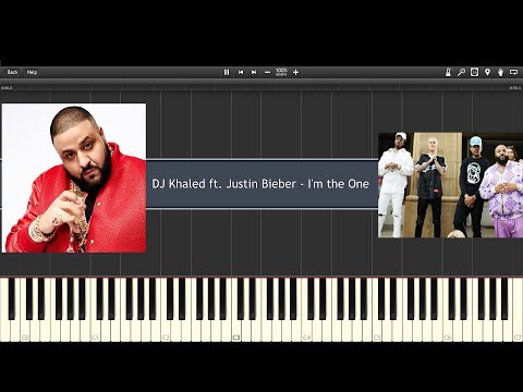 DJ Khaled ft  Justin Bieber   I'm the One   PIANO TUTORIAL