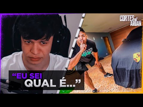 ARUAN REAGE A VOU REVELAR MEU CARRO SECRETO PARA VOCÊS ! (RENATO GARCIA) - Cortes do Aruan