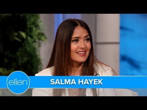 Salma Hayek Scares Her Family Members in the Shower