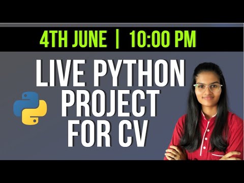 Live Python Coding Project For Your Cv Python Live Project For Practice Live Coding Data Science