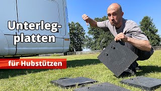 Enttäuscht von Unterlegplatten für Hubstützen - Abstützplatten ziehen Ungeziefer an