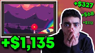 How I Sold My ART For $1000! (PIXEL ART)