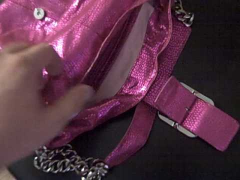 BCBG PINK LEATHER WOMEN'S PURSE/BAG