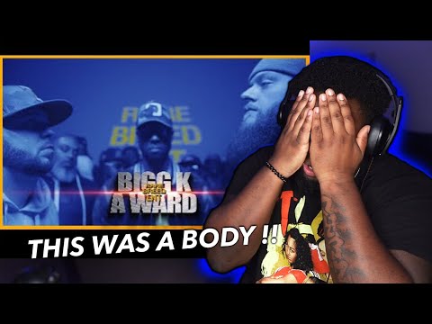 BIGG K VS A WARD EPIC RAP BATTLE - RBE | FULL BATTLE REACTION 🔥