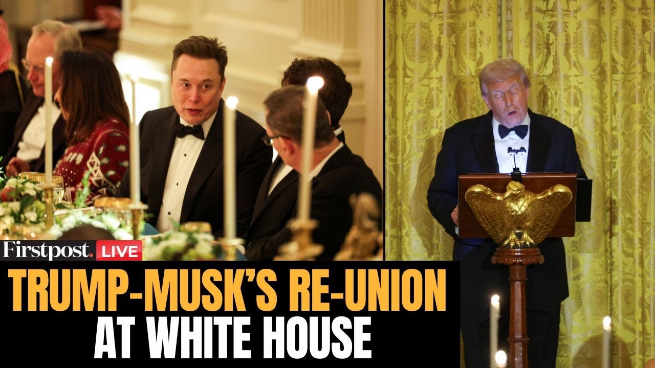 Trump LIVE: Elon Musk Attends White House Dinner with Saudi Crown Prince MBS | Trump Musk Feud