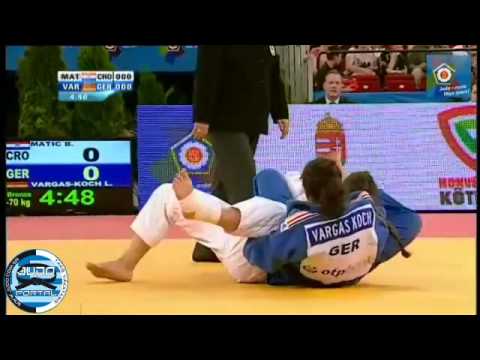 European Judo Championship Budapest 2013 Bronze -70kg MATIC Barbara (CRO) - VARGAS-KOCH (GER)