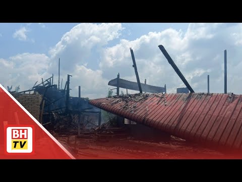4 rumah terbakar menjelang Aidiladha