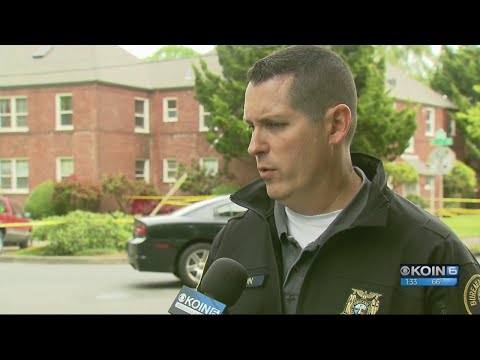 Sgt Pete Simpson updates information on the arrest of the PSU hit-run suspect