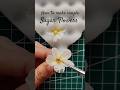 Easy Gum Paste/Sugar Flowers for Beginners 🌸 | Quick tutorial of Sugar Flowers for Cakes & Cupcakes