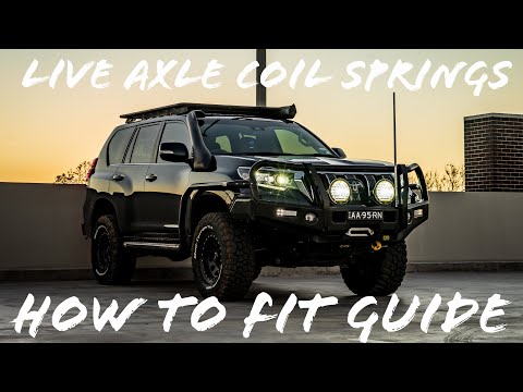Live Axle Coil Spring Replacement - EASY DIY