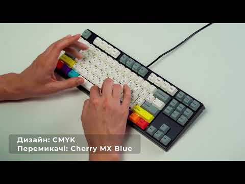 Varmilo VCS87 Awake 87Key Cherry Mx Red Switch BT/WL/USB-A EN/UKR Orange